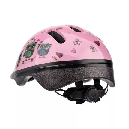 Meteor KS06 S Bike Helmet 48-52 cm Little Owl Pink 24809