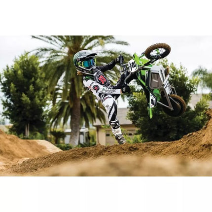 RAZOR SX350 Elektrinis bekelės motociklas - žalias
