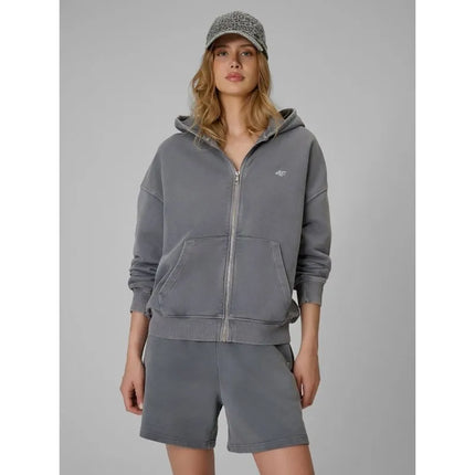 Women's oversize sweatshirt with hood 4F 4FRSS26TSWSF3189-27S
