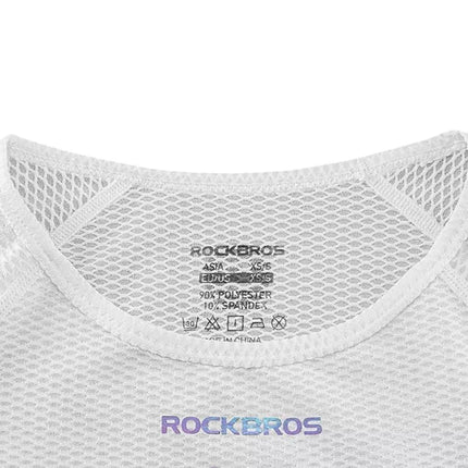Rockbros YDBX001 Moteriškas greitai džiūstantis berankovis dviratininko džersis XL / XXL - Balta