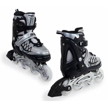 ROLLER SKATES-ROLLER SKATES-ICE SKATING 4IN1 ENERO PRO LED 34-37 GRAY