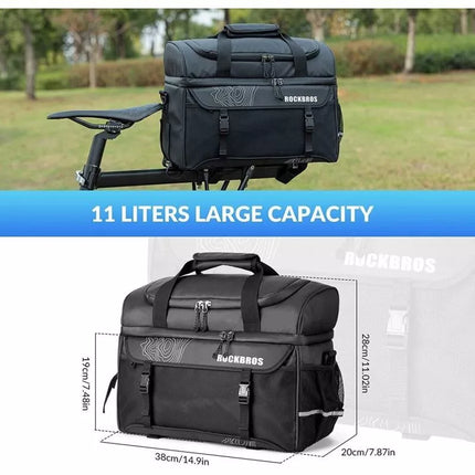 Rockbros 11l Insulated Bike Trunk Bag