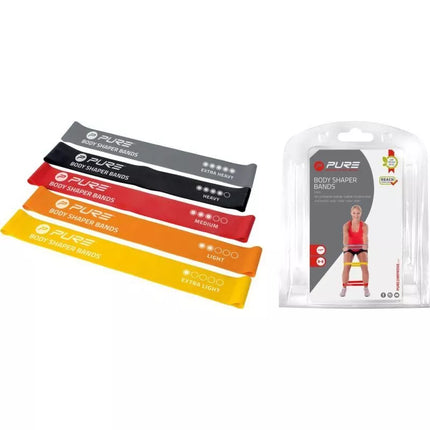 Rinkinys 5 vnt. mini juostų fitnesui ir crossfitui PURE 2 IMPROVE