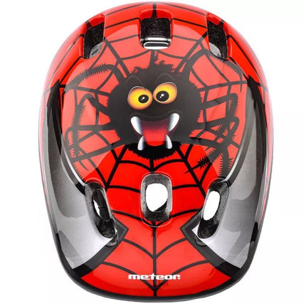 Meteor KS06 Spider dviračio šalmas, dydis S, 48-52cm, vaikiškas 24827