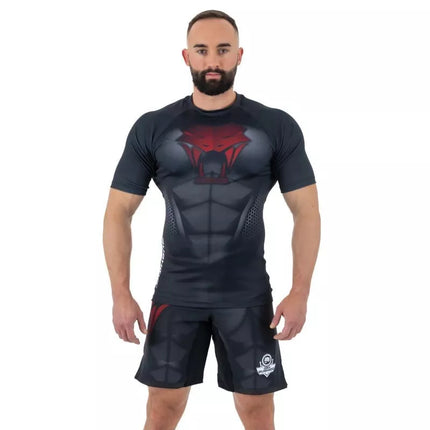 The "Snake" compression Rashguard shirt is made of DBX MORE DRY M material.