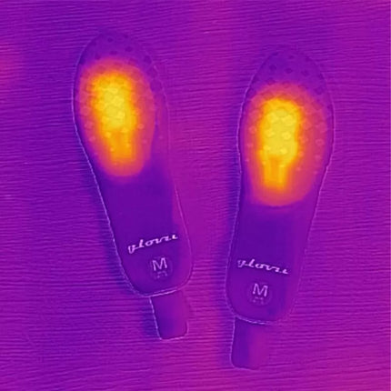 Glovii GW2M heated shoe insert (35, 36, 37, 38, 39, 40; black and red)