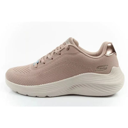 Skechers moteriški sportbačiai Bobs Squad Waves, smėlio spalvos, šviesūs, madingi