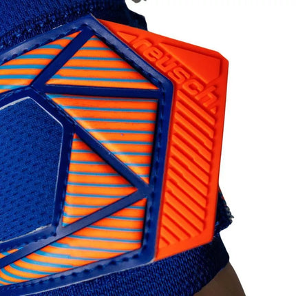 Reusch Attrakt Freegel Advance Goalkeeper Gloves Blue-Orange 5670235 4129