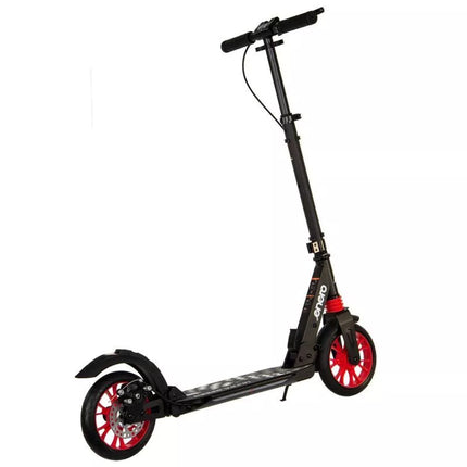 ENERO Ultra Speed Paspirtukas 200mm su diskiniais stabdžiais, juodas