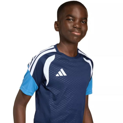 adidas Tiro 26 Competition Training Tamsiai Mėlynų Vaikiški Marškinėliai JM1446