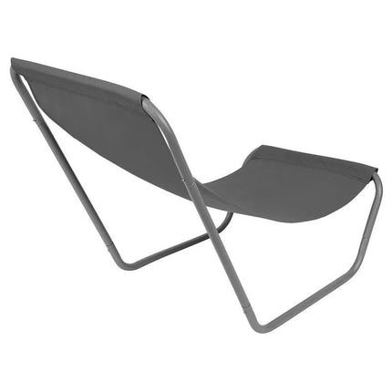 FOLDABLE GARDEN AND BEACH CHAIR AND BAG GREY ENERO CAMP