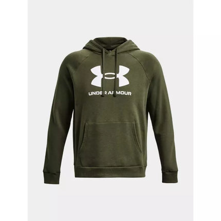 Under Armour fliso džemperis su gobtuvu ir logotipu, M dydis, 1379758-390