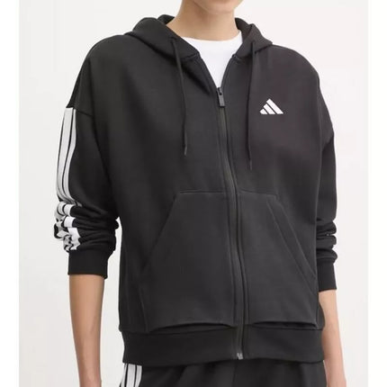 adidas Bazinės 3 juostelių su pilnu užtrauktuku džemperis su kapišonu W JE1283