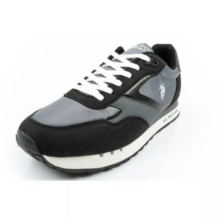 US Polo Assn sports shoes sneakers men's fashionable comfortable gray