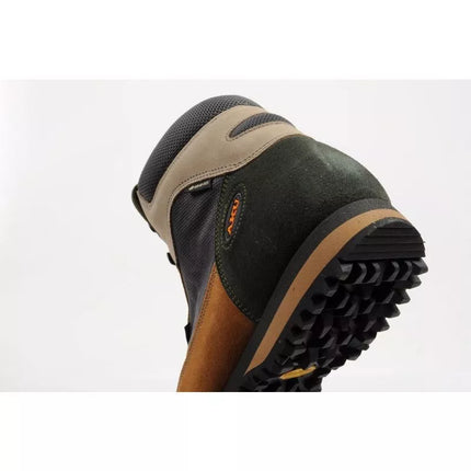 Aku women's Slope GTX leather ankle boots, brown, gray