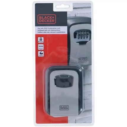 KEY SAFE BOX WITH 4-DIGITAL COMBINATION BLACK + DECKER