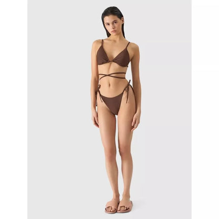 Moterims skirtas bikini viršus 4FWSS24UBKBF042-81S Rudas 4F