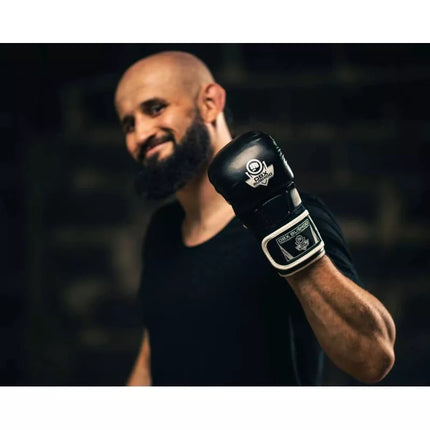 MMA treniruočių pirštinės L - Phantom White - Valor Series