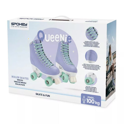 Spokey Queenie Jr SPK-944654 reguliuojami riedučiai, dydis 35–38