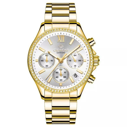 Giewont Sapphire Gold Silver Women's Watch GW3670-B2