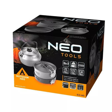 NEO tools 63-145 stovyklavimo/turistiniai virtuvės reikmenys