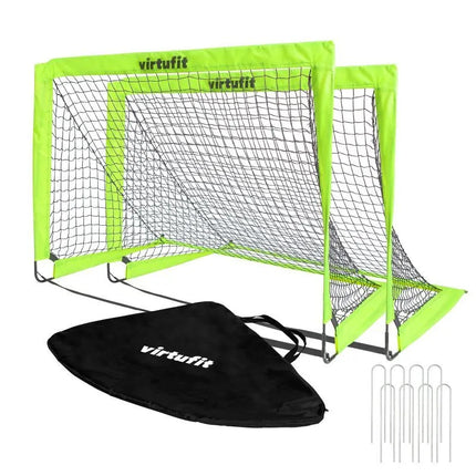 VIRTUFIT FOLDABLE SOCCER GOAL SET - SOCCER GOALS - 120 X 90 CM