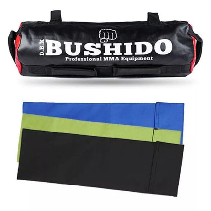 SMĖLIO MAIŠAS BUSHIDO, SMĖLIO KREPŠYS, KRYŽMINĖMS TRENIRUOTĖMS, FITNESAS 35 KG