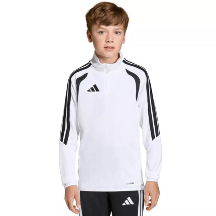 adidas Tiro 26 Lygos treniruočių džemperis vaikams Baltas KC3696