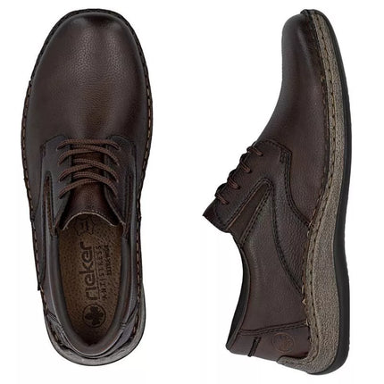 Rieker 05211-25 men's comfortable brown leather shoes