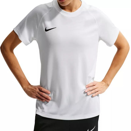 Nike Dri-Fit Park VIII moteriški marškinėliai balti HV8178 100