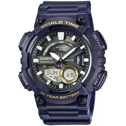 CASIO Gerton AEQ-110W-2AVDF Vyriškas Laikrodis + dėžutė
