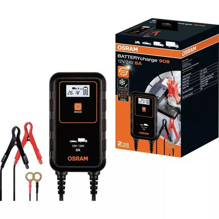 Battery Charge 908 Akumuliatoriaus kroviklis