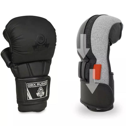MMA treniruočių pirštinės M - Juodasis Meistras - Valor serija