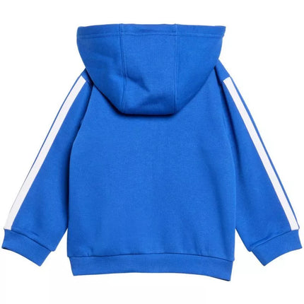 adidas Essentials Tiberio 3 Dryžuotas Fleece Sportinis Kostiumas Vaikams Mėlynas KC6004