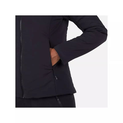 Juoda sutirštinto pašiltinimo striukė su gobtuvu W Opside Hoodie Rossignol