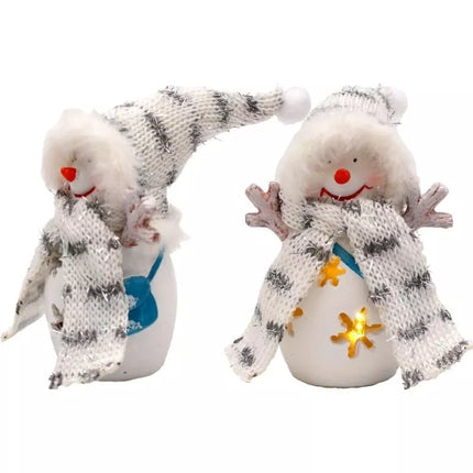 LED SNOWMAN FIGURE 7x6x16CM