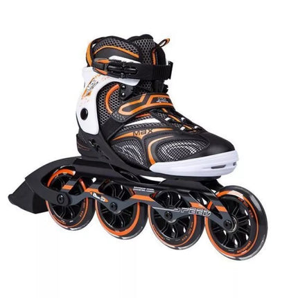 NILS EXTREME NA1060S ROLLER SKATES BLACK-ORANGE SIZE 41