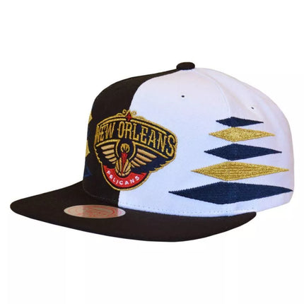 Mitchell & Ness NBA Diamond Cut New Orleans Pelicans kepuraitė - HHSS1093-NOPYYPPPBKWH