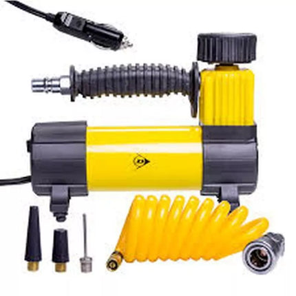 DUNLOP KELIONINIS KOMPRESORIAUS SIURBLYS 12V DC 100psi
