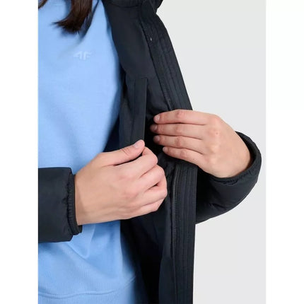 Women's down jacket with natural filling 4F 4FRAW25TDJAF0800-20S