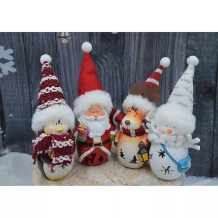 LED SNOWMAN FIGURE 7x6x16CM