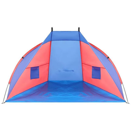 BEACH SHELTER SUN 200x120x120cm BLUE-RED ENERO CAMP