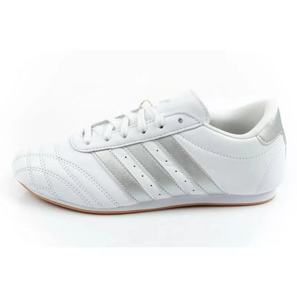 Adidas women's sports shoes Taekwondo Lace white fashionable leather