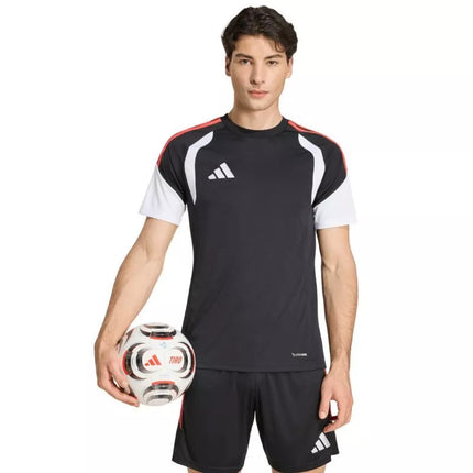 Vyrų adidas Tiro 26 Lygos marškinėliai juoda, balta ir raudona KB1357