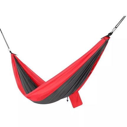TOURIST HAMMOCK 2 PERSON 270X140CM BLACK AND RED