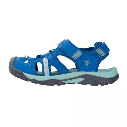Trollkids Vaikams Stavanger Sandal XT kobalto mėlyna/tamsiai turkio/tamsiai mėlyna vaikiški sportiniai sandalai berniukams/mergaitėms (659-199)