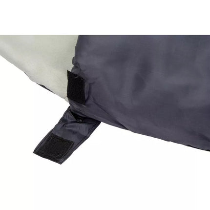 LIGHT TOURIST SLEEPING BAG 200X70CM GREY ENERO CAMP