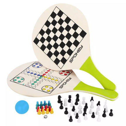 Spokey Woo-Bad Game Jr SPK-941776 Badmintono raketės su žaidimais