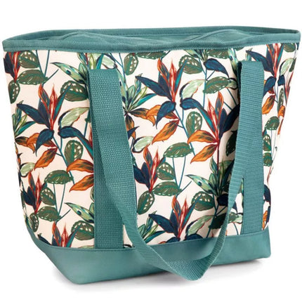 Spokey Eco Simply thermal bag green and beige 929509