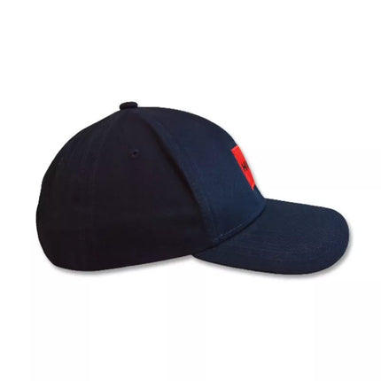 Hugo Boss navy blue cotton baseball cap - 50492745